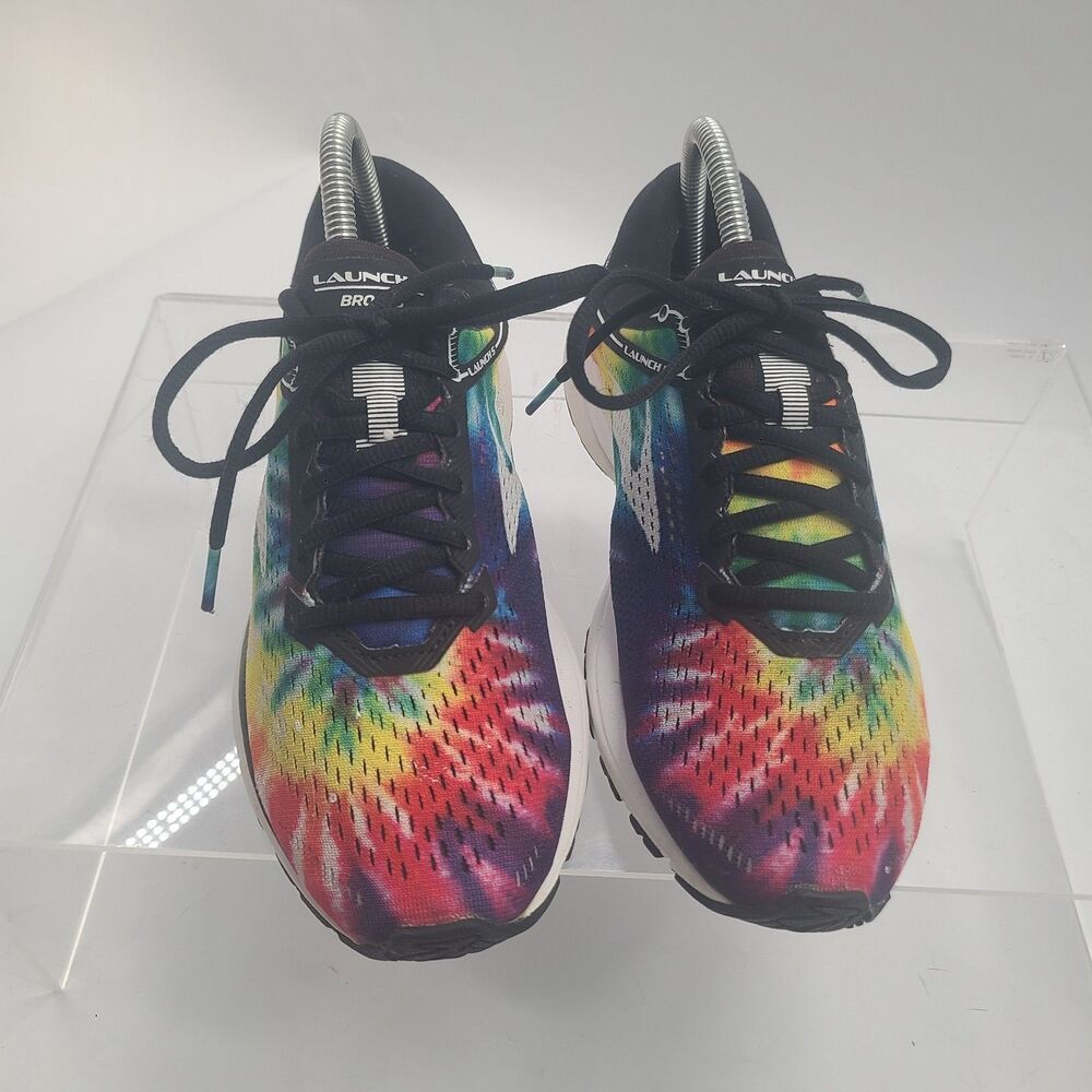 Brooks Women Launch 5 Rock N Roll Marathon Running Shoe Size 6.5 Rainbow Tie Dye